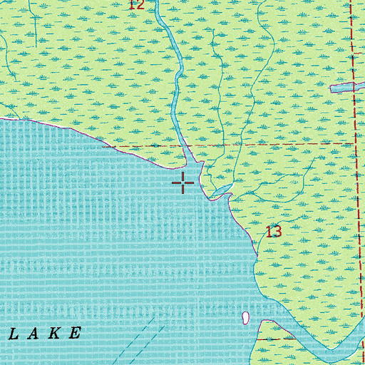 Topographic Map of Bayou Grosbeak, LA