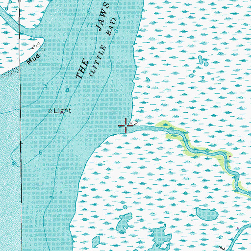 Topographic Map of Bayou Mascot, LA