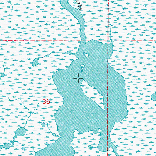 Topographic Map of Bayou Platte, LA