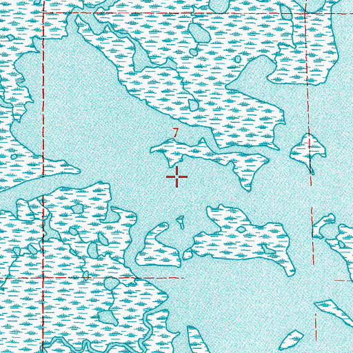 Topographic Map of Bayou Ramon, LA