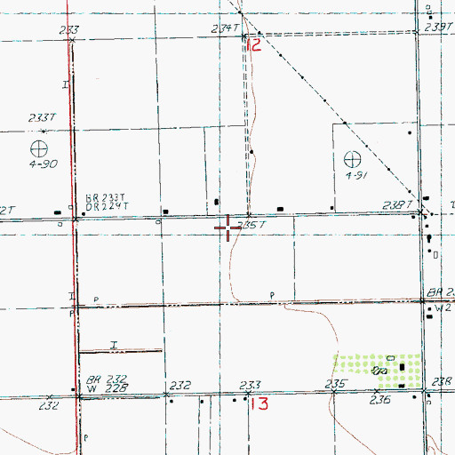 Topographic Map of Walnut Grove Church, AR