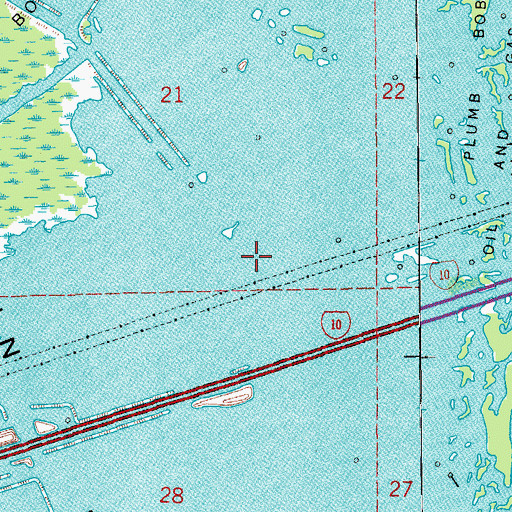 Topographic Map of Lake Bigeux, LA