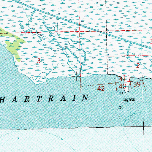 Topographic Map of Black River, LA