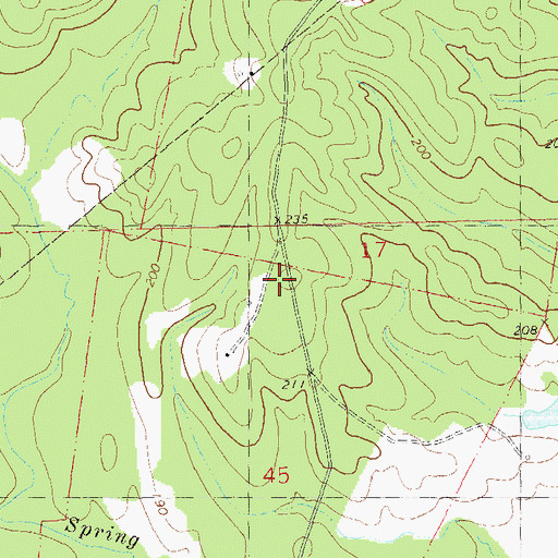 Topographic Map of Butler School (historical), LA