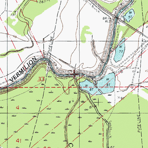 Topographic Map of Coulee Crow, LA