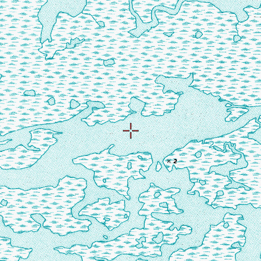 Topographic Map of Crooked Bayou, LA