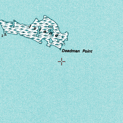 Topographic Map of Deadman Point (historical), LA