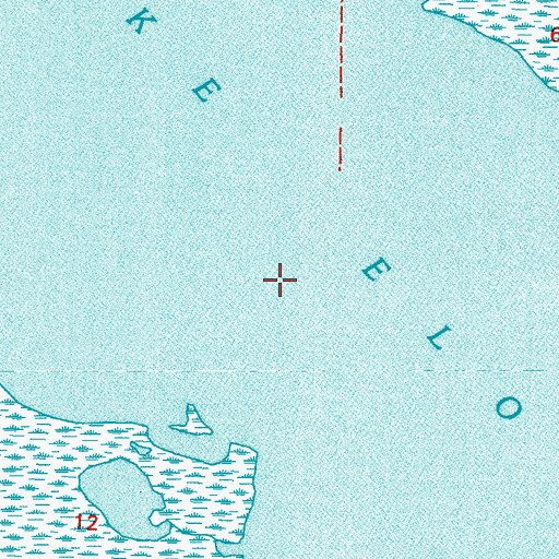 Topographic Map of Lake Eloi, LA