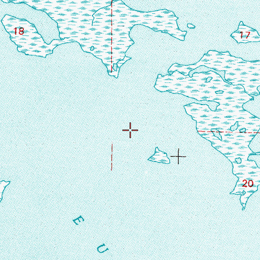 Topographic Map of Lake Eugenie, LA