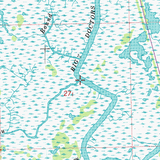 Topographic Map of Fishtrap Bayou, LA