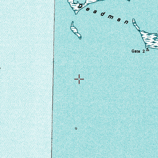 Topographic Map of Grass Island, LA