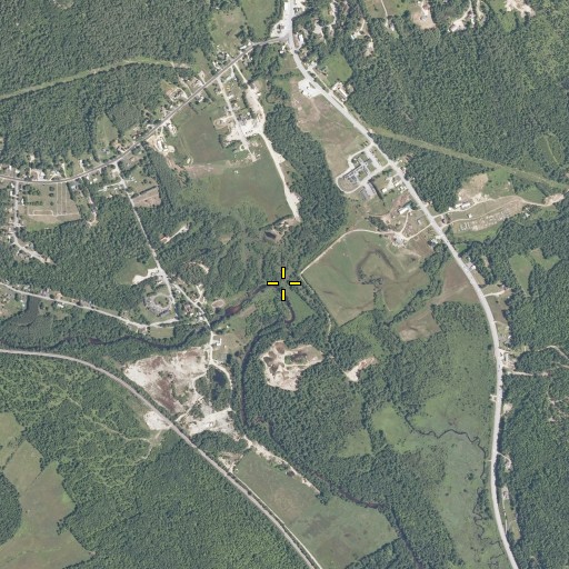 Aerial/Satellite Image of Andrews Brook, ME