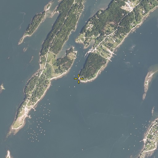 Aerial/Satellite Image of Ash Point, ME