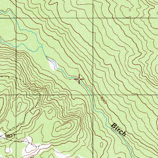 Topographic Map of Austins Dam, ME