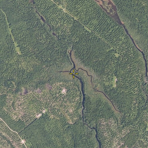 Aerial/Satellite Image of Bailey Brook, ME