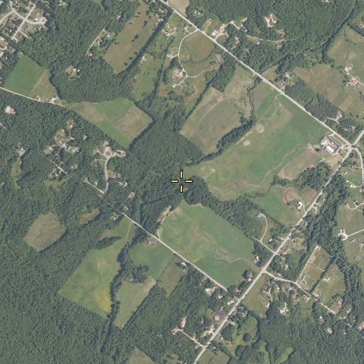 Aerial/Satellite Image of Baker Brook, ME