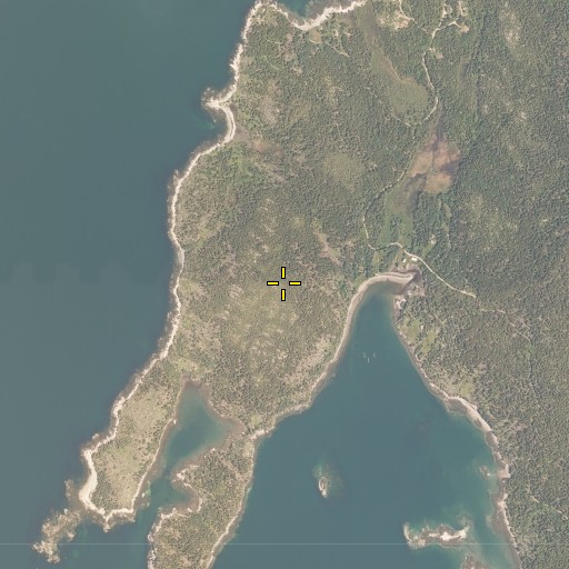 Aerial/Satellite Image of Bald Mountain, ME