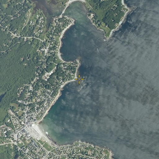 Aerial/Satellite Image of Barn Point, ME