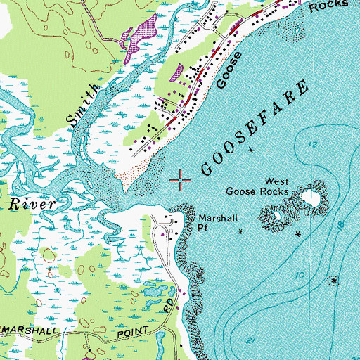 Topographic Map of Batson River, ME