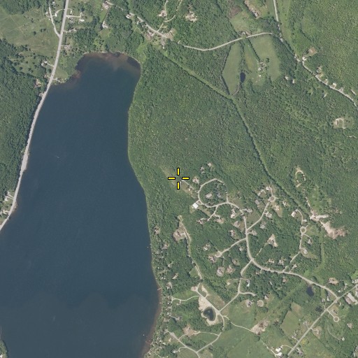 Aerial/Satellite Image of Bear Hill, ME