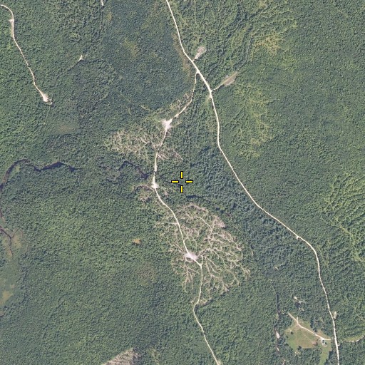 Aerial/Satellite Image of Beaver Brook, ME