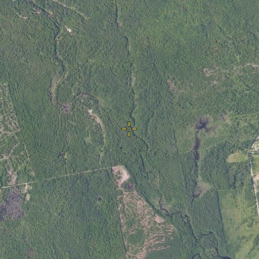 Aerial/Satellite Image of Beaver Brook, ME