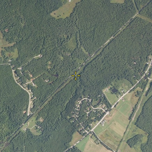 Aerial/Satellite Image of Beaver Dam Brook, ME