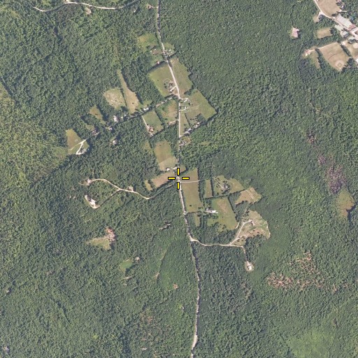 Aerial/Satellite Image of Beech Ridge, ME
