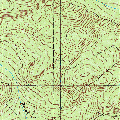 Topographic Map of Belanger Sugar Camp, ME