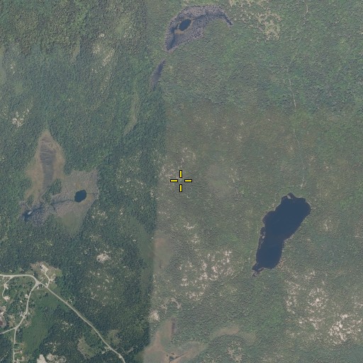 Aerial/Satellite Image of Big Mountain, ME