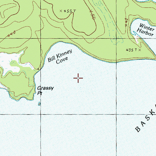 Topographic Map of Bill Kinney Cove, ME