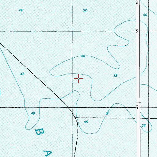 Topographic Map of Blue Hill Bay, ME