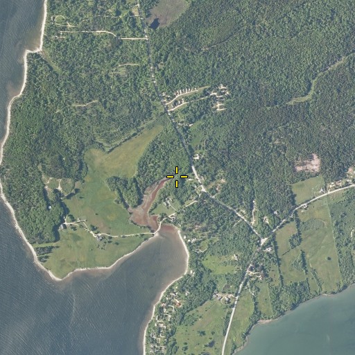 Aerial/Satellite Image of Bog Brook, ME