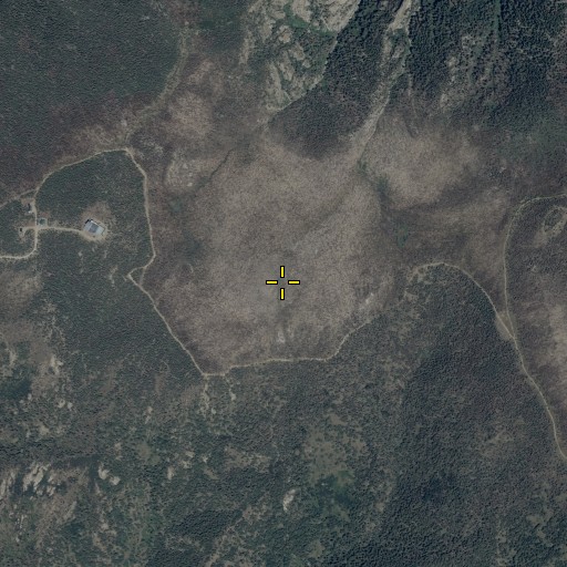 Aerial/Satellite Image of Hawk Peak, AZ