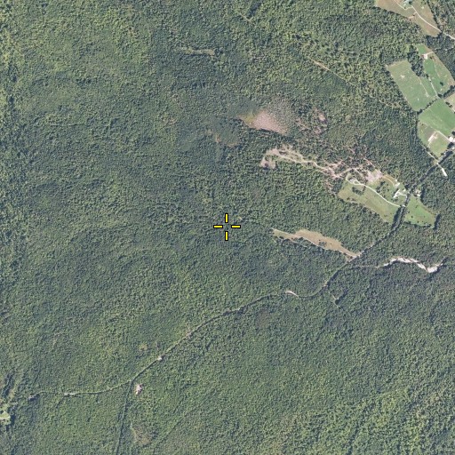 Aerial/Satellite Image of Brackett Brook, ME