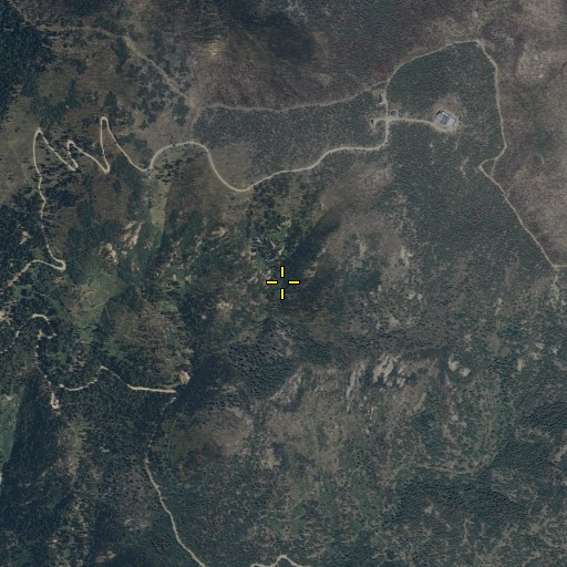 Aerial/Satellite Image of Hawk Peak Spring, AZ