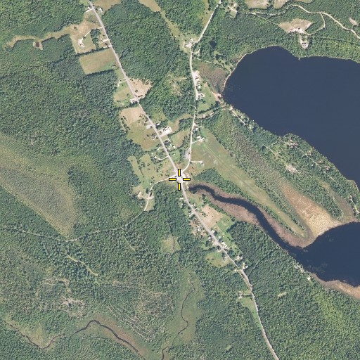 Aerial/Satellite Image of Brookton, ME
