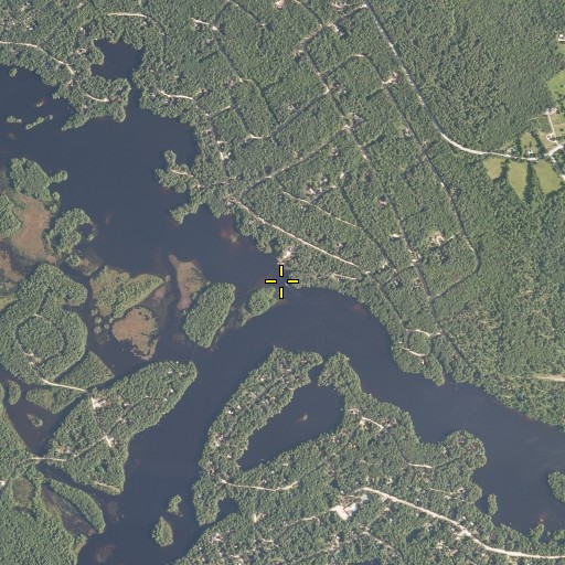 Aerial/Satellite Image of Brown Brook, ME