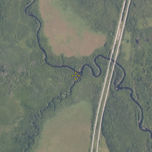Aerial/Satellite Image of Brown Brook, ME
