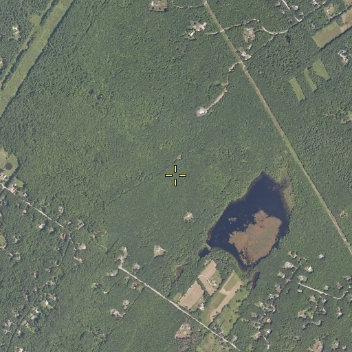 Aerial/Satellite Image of Bruce Hill, ME