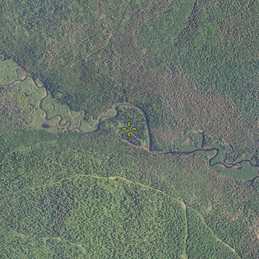 Aerial/Satellite Image of Bugbee Brook, ME