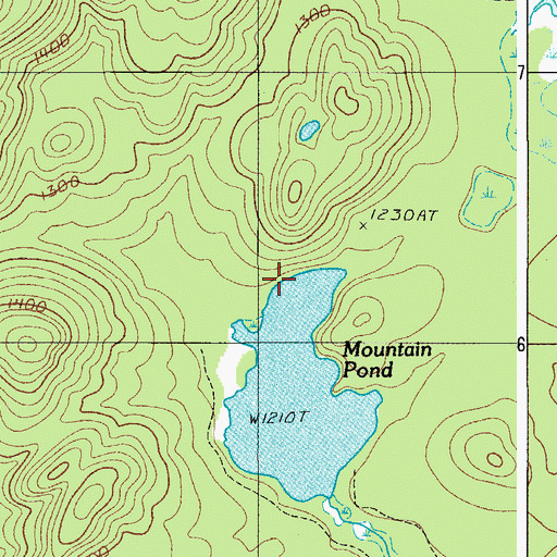 Topographic Map of Butlers Camp, ME