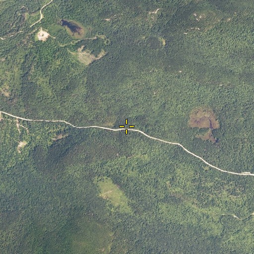 Aerial/Satellite Image of Byron Notch, ME
