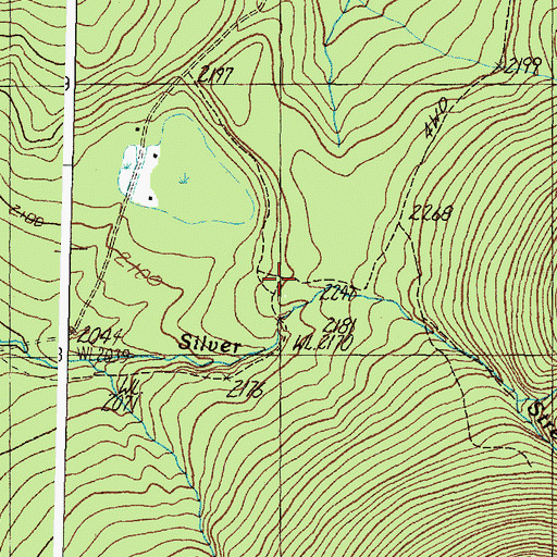 Topographic Map of Camp 3, ME
