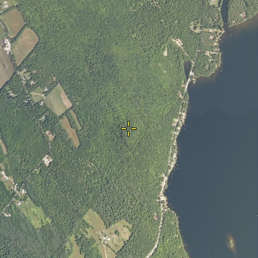 Aerial/Satellite Image of Canada Hill, ME