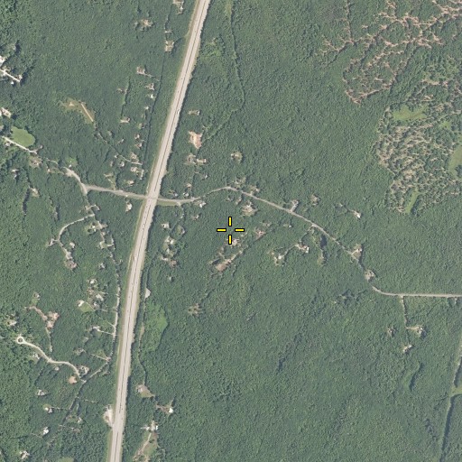 Aerial/Satellite Image of Cat Mountain, ME