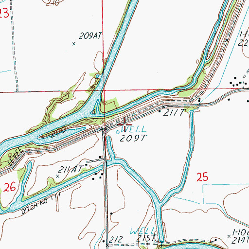 Topographic Map of Wildwood School, AR