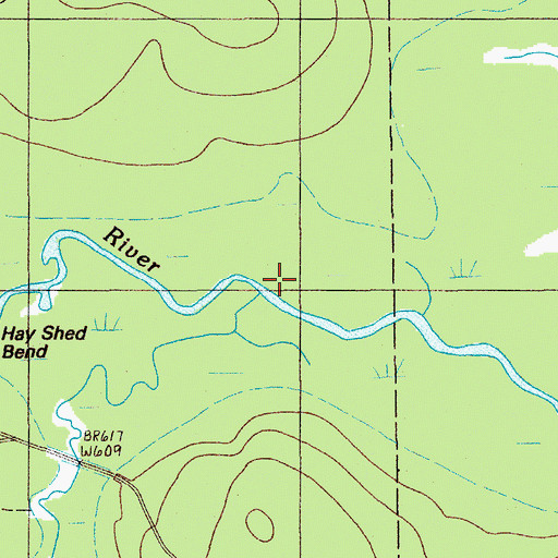 Topographic Map of Chase Brook, ME