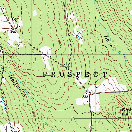 Topographic Map of Clark School, ME