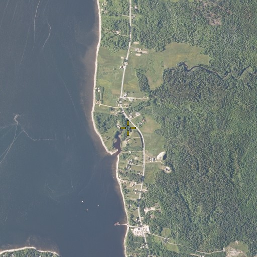 Aerial/Satellite Image of Clements Brook, ME